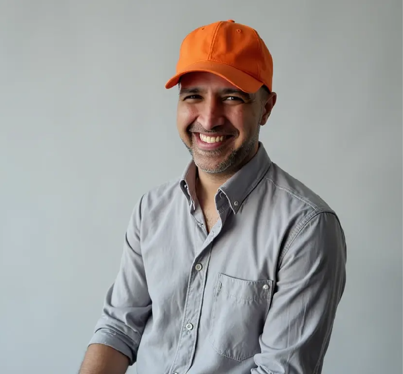 Mohan Gulati portrait, smiling