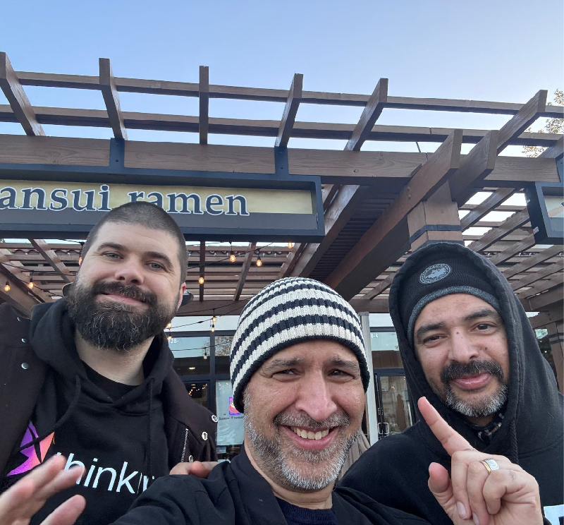 Mohan Gulati with the Thinkrr team