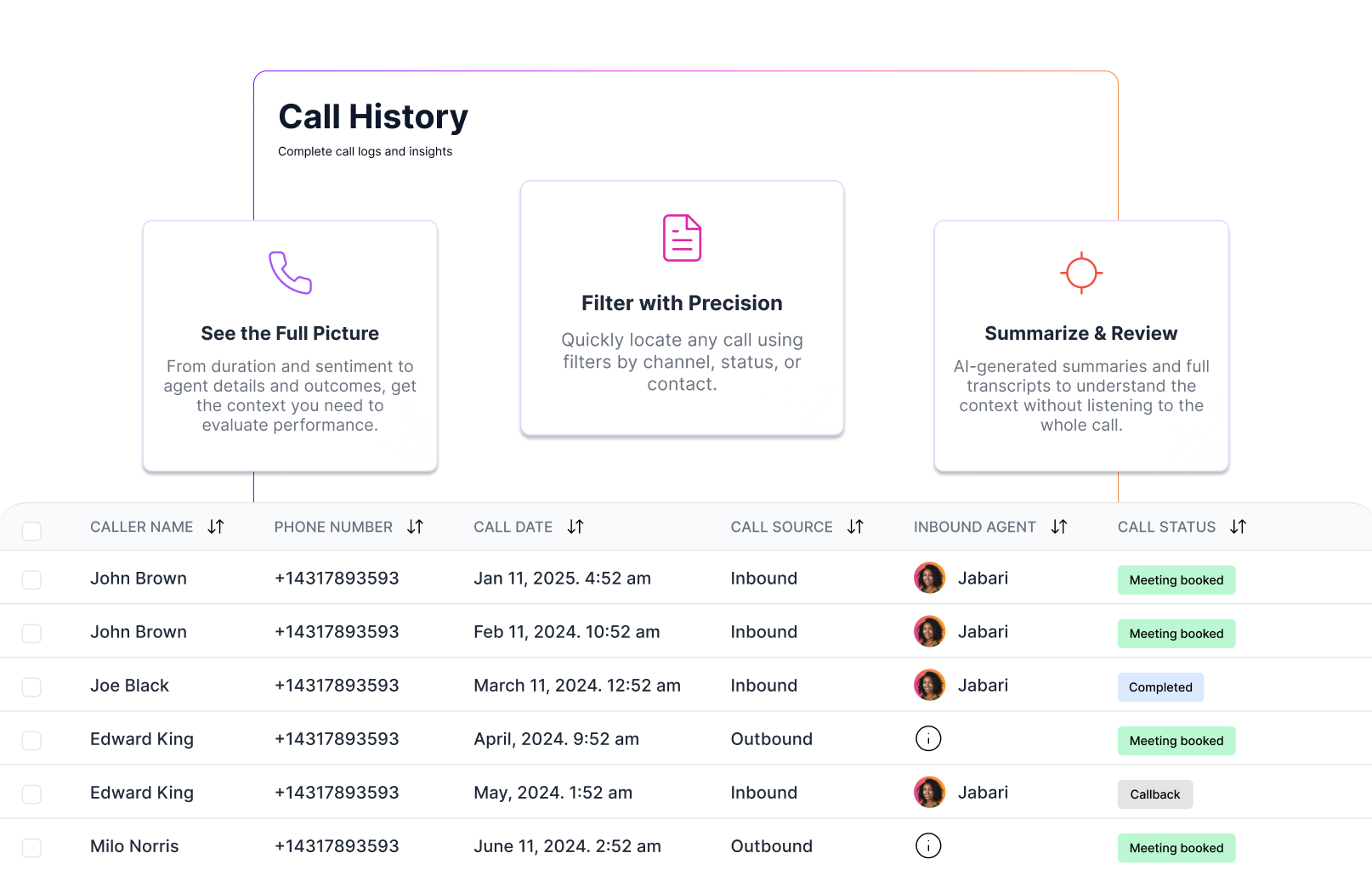 Call History
